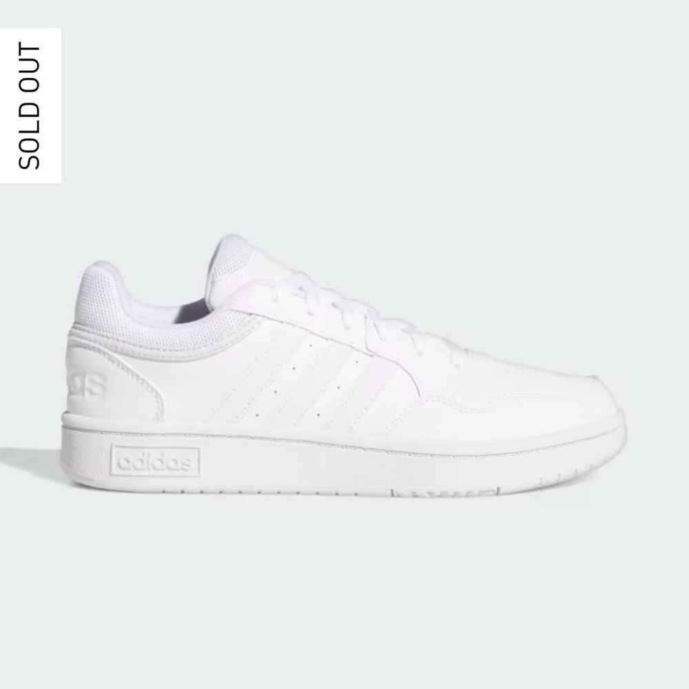 NIB Adidas White Hoops 3.0 Women’s Shoes Sz 8.5